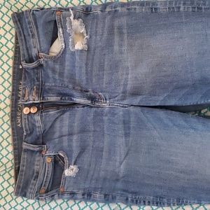 American eagle hi rise artist flare